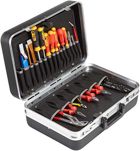 Bernstein Werkzeug GmbH Maletín de servicio Performance con kit de herramientas para electricista, 48 piezas, 5000 BAS