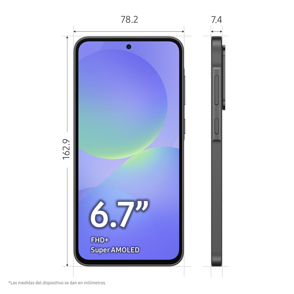 Samsung Galaxy A36 5G 128GB Teléfono Móvil, 6GB RAM, 50MP Cámara, Negro, Garantía del Fabricante 3 Años + 1 Año Extra