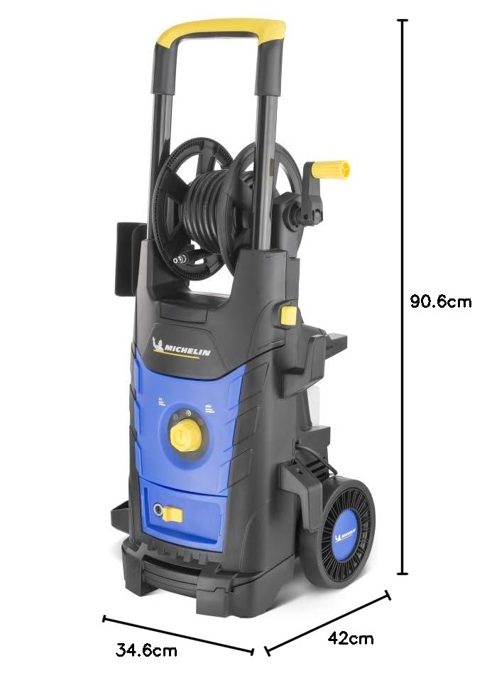 Michelin Hidrolimpiadora de Alta Presión MPX25EHDSP con Sistema de Doble Velocidad (2500 W, 170 Bar, 500 l/h)