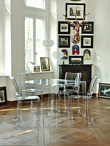 Kartell - Mesa invisible, PMMA, transparente, 100 x 100 x 72 cm