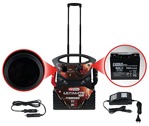 KS Tools 550.1825 Batería de arranque de 12 V + 24 V - arrancador portátil de 2340 A