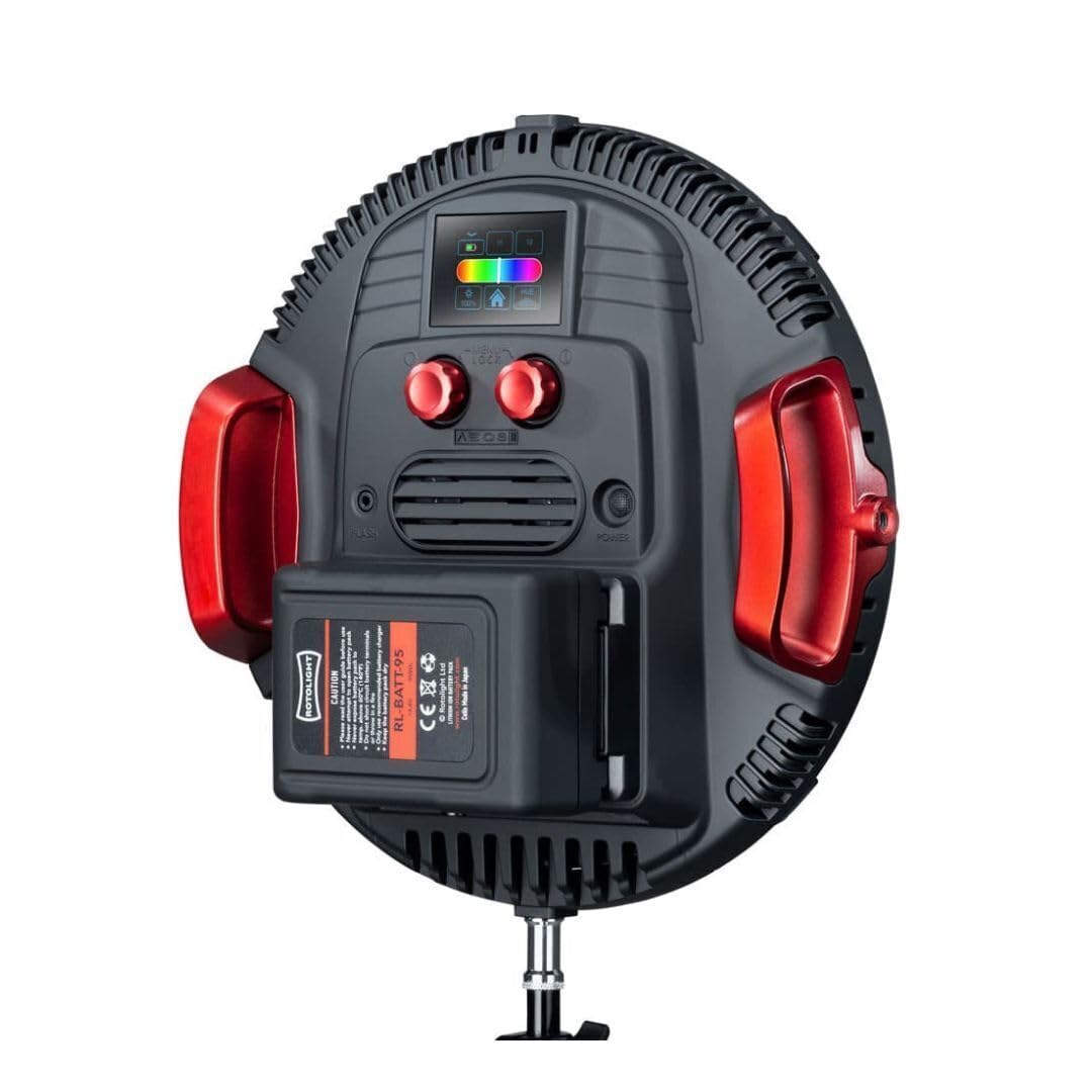 Rotolight AEOS 2 PRO RGBWW LED Light - 1 Portable and App Controllable LED Light for Photography and Videography with Built-in HSS Flash