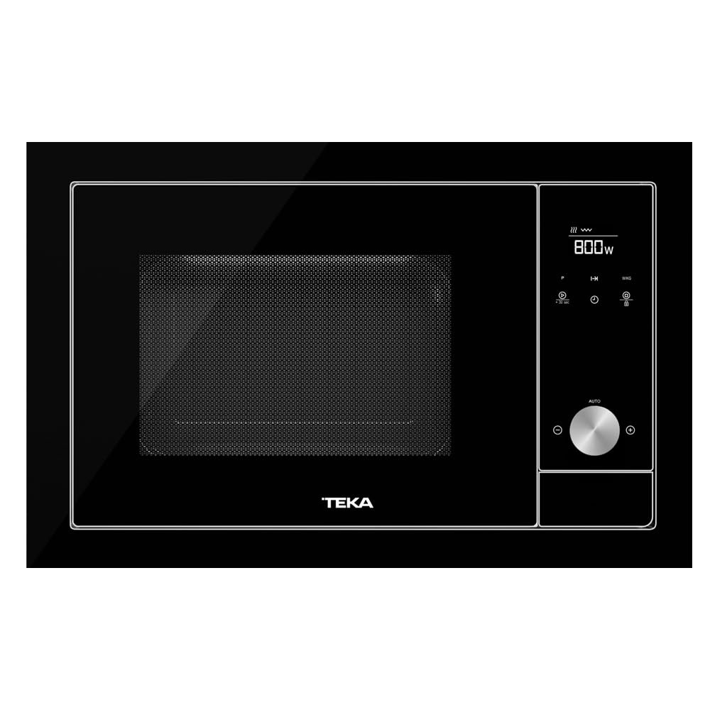 Teka ML 8200 BIS - Microondas y Grill de 20 lts, Urban Colors Edition, 5 Niveles de Potencia, Touch Control, Memoria de Cocinado, Display TFT, Color Cristal Negro