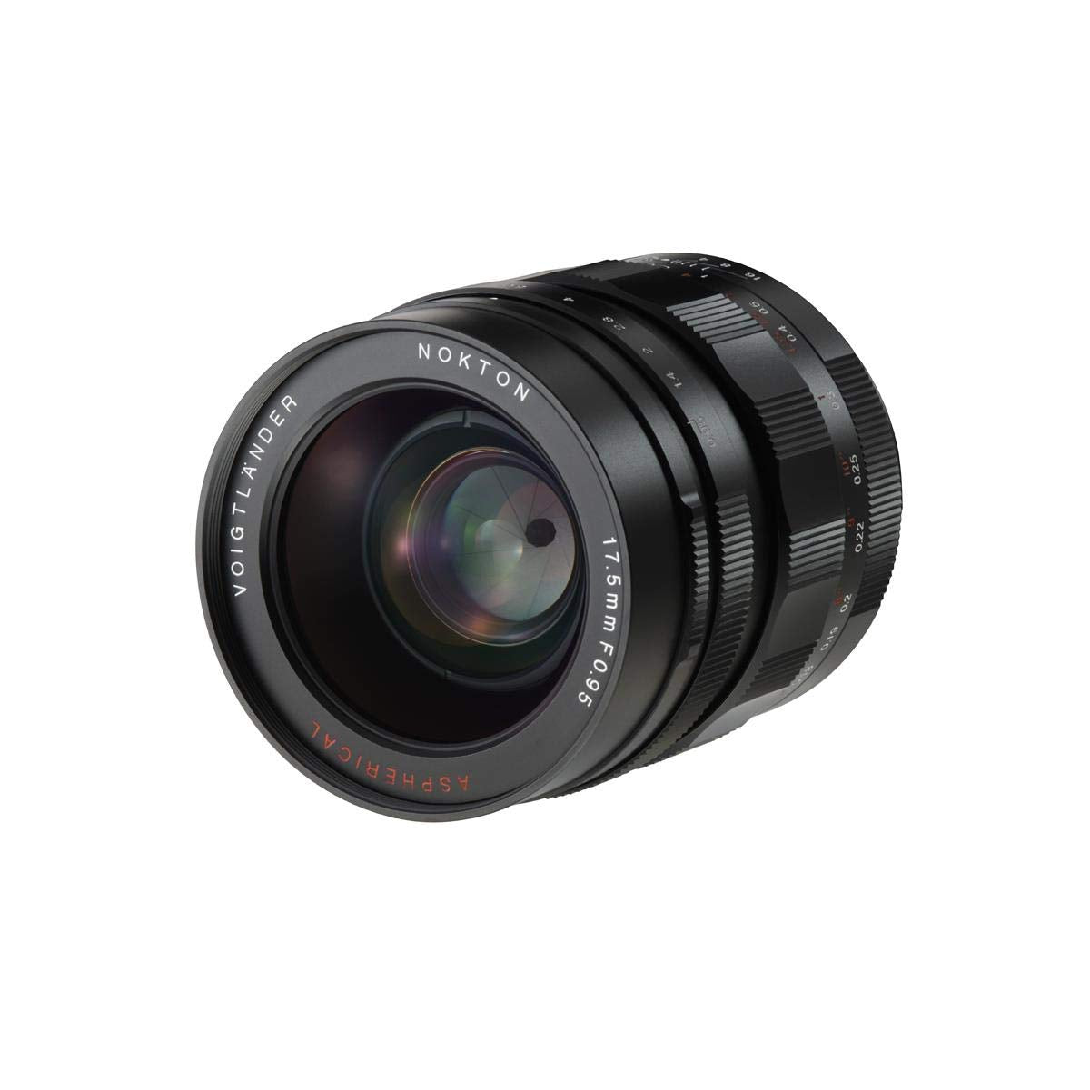 Voigtländer Nokton 17.5mm F0.95 - Objetivo (SLR, 13/9, 1.75 cm, Negro, 6.34 cm, 5.8 cm)