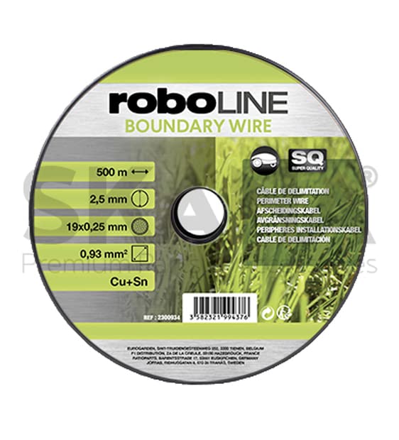 Línea de limitación 1000 m 0,93 mm² para robot cortacésped