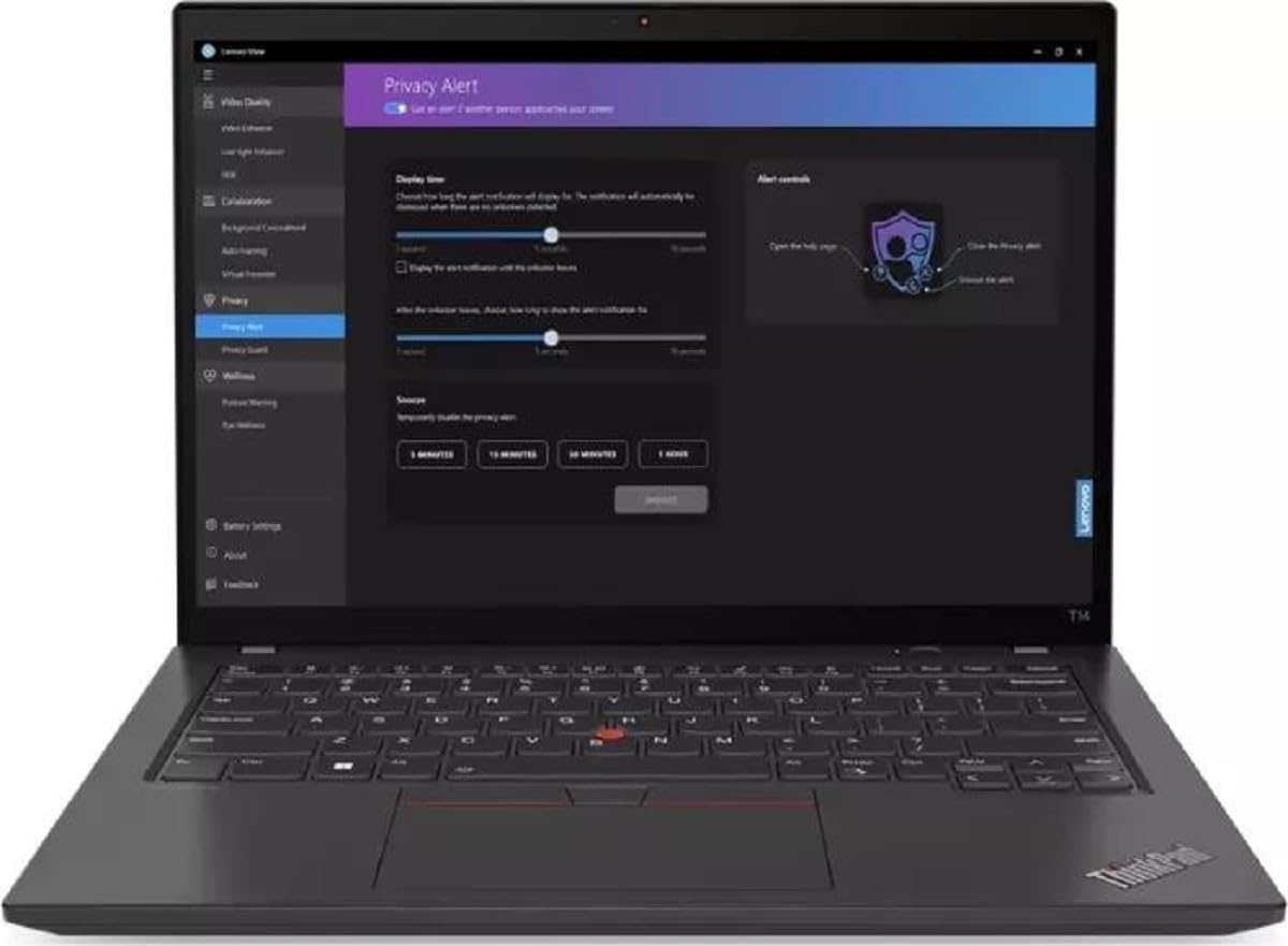 Lenovo ThinkPad T14 Ordinateur Portable 35,6 cm (14") WUXGA Intel Core™ i5 i5-1335U 16 Go DDR5-SDRAM 512 Go SSD Wi-Fi