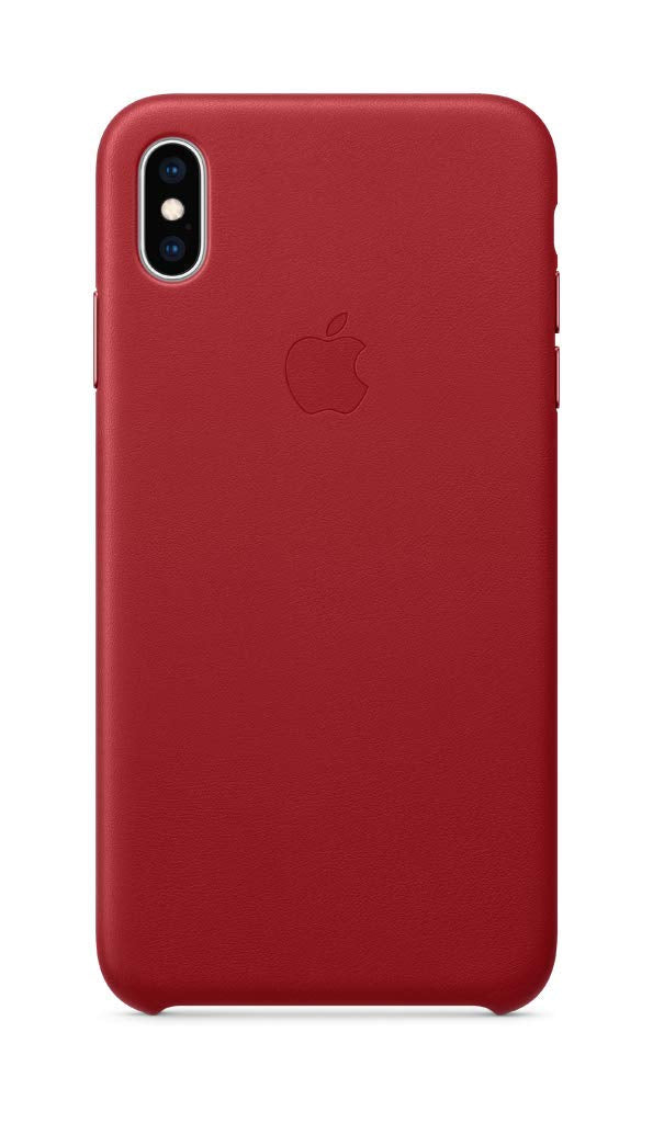 Apple Funda Leather Case (para el iPhone XS Max) - (PRODUCT)RED