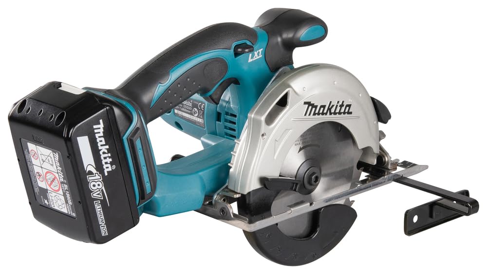 Makita DSS501RTJ 3600RPM 18V Ión de litio Negro, Azul - Sierra circular (18 V, Ión de litio, 5 Ah, 2,7 kg, 183 mm, 364 mm)