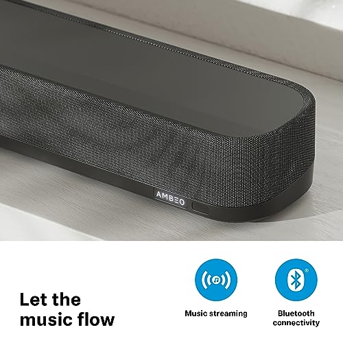 Sennheiser AMBEO Soundbar Mini - Audio 3D Envolvente para televisión, películas y música - Dispositivo Compacto con potentes Funciones adaptables, conectividad múltiple y Uso intuitivo