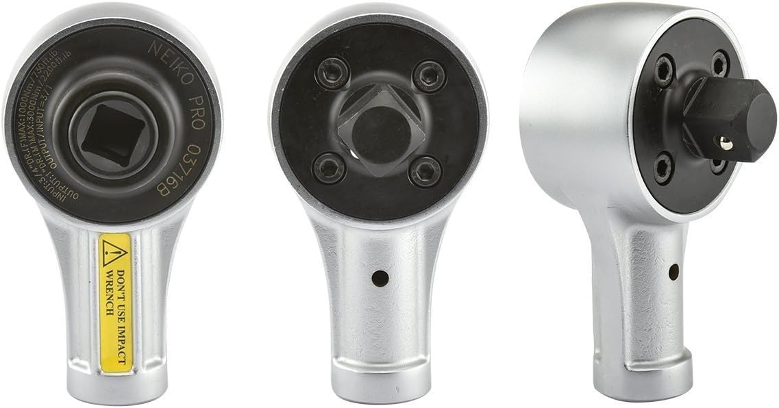 Neiko PRO 03716B - Llave multiplicadora de par de 3/4 pulgadas | 2,200 pies libras| Acero Cr-Mo/Cr-V
