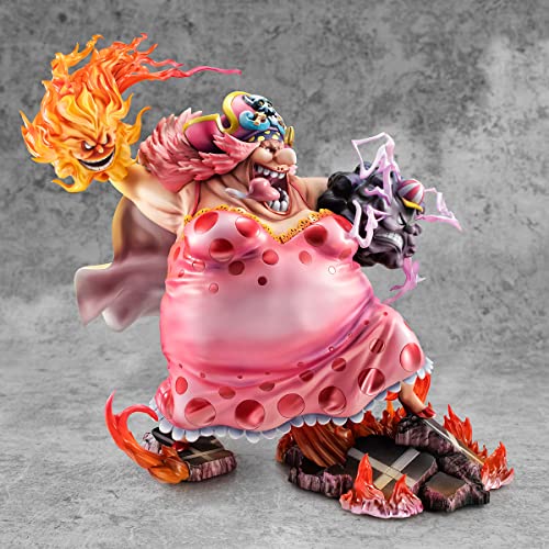 Megahouse One Piece – Figura Big Mom (Charlotte Linlin) – Portrait of Pirates – Edición Exclusiva 30 cm – Coleccionable Bandai 