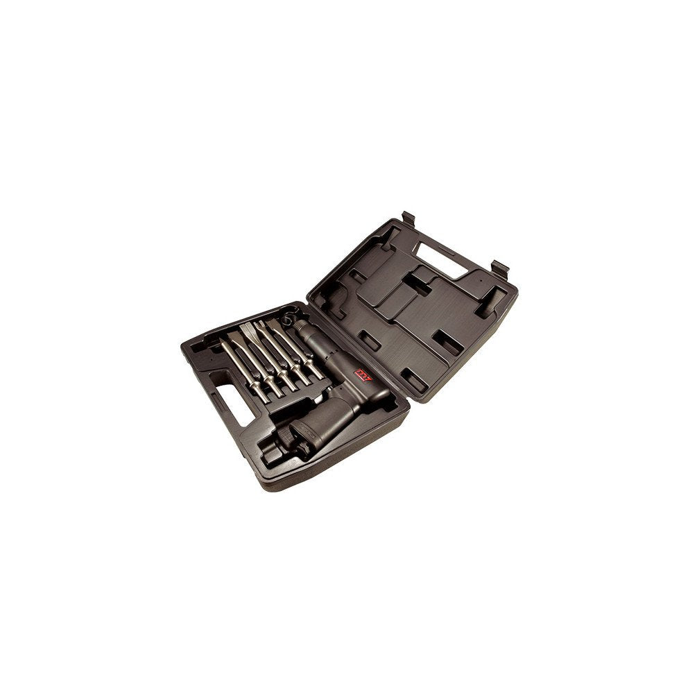 King Tony - M7 Coffret Martillo Burilador Neumático 175 mm 5 Buriles Hexagonales