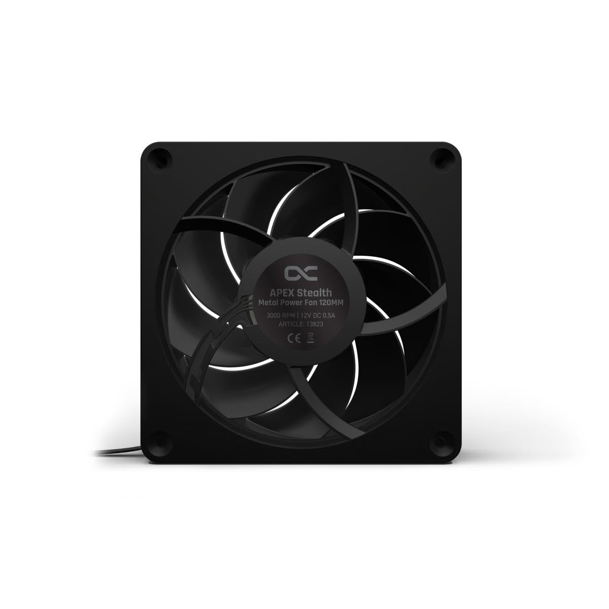 ASUS ProArt LC 360 - Sistema de refrigeración líquida AiO con medidor de estado del sistema iluminado y tres ventiladores Alphacool Apex Stealth Metal Power en negro mate