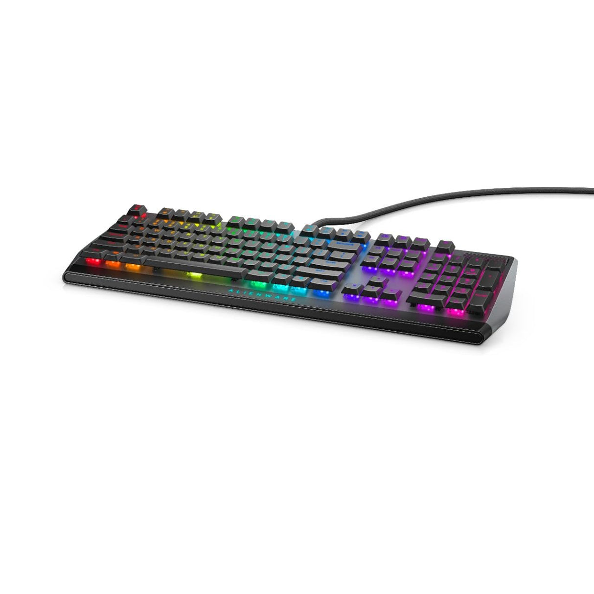Dell Teclado para juegos mecánico RGB de bajo perfil Alienware, AW510K, estadounidense internacional (QWERTY)