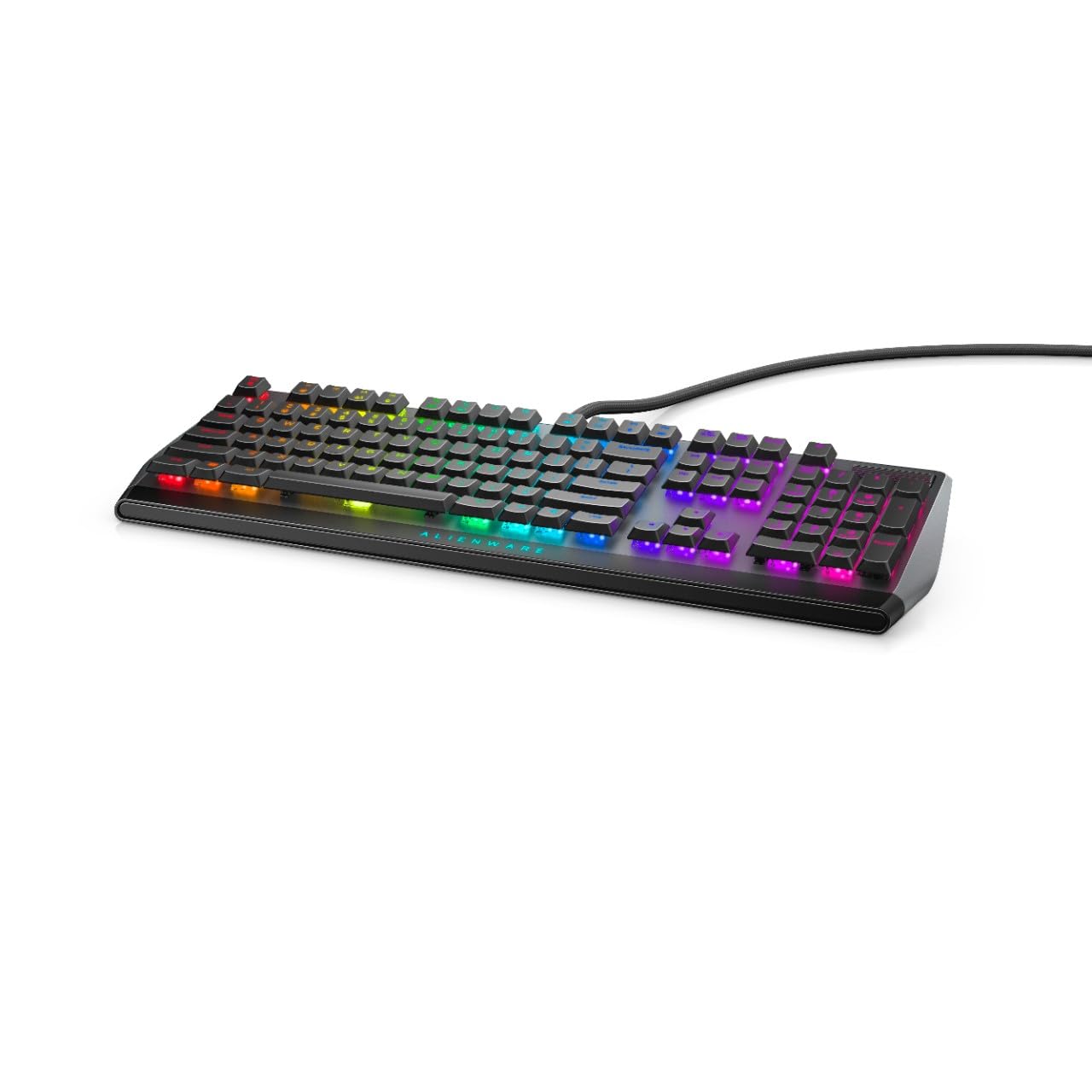 Dell Teclado para juegos mecánico RGB de bajo perfil Alienware, AW510K, estadounidense internacional (QWERTY)