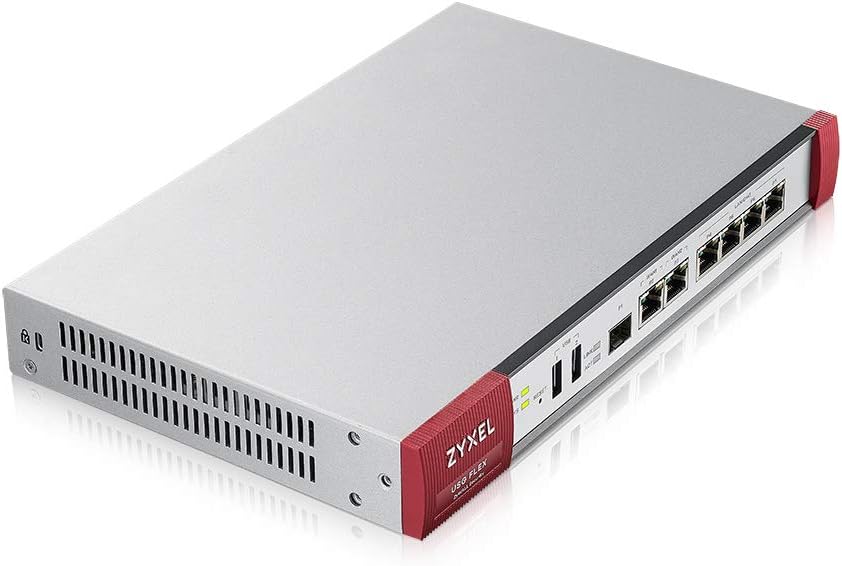 Zyxel USGFLEX200 ZyWALL Cyber Security Firewall | 1-Year UTM Security Package | VPN | Business Class | Up to 75 Users | Nebula Cloud Optional