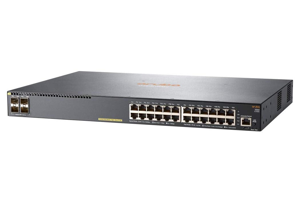 HP Aruba 2540 24G PoE+ 4SFP+, Conmutador de Red Administrado