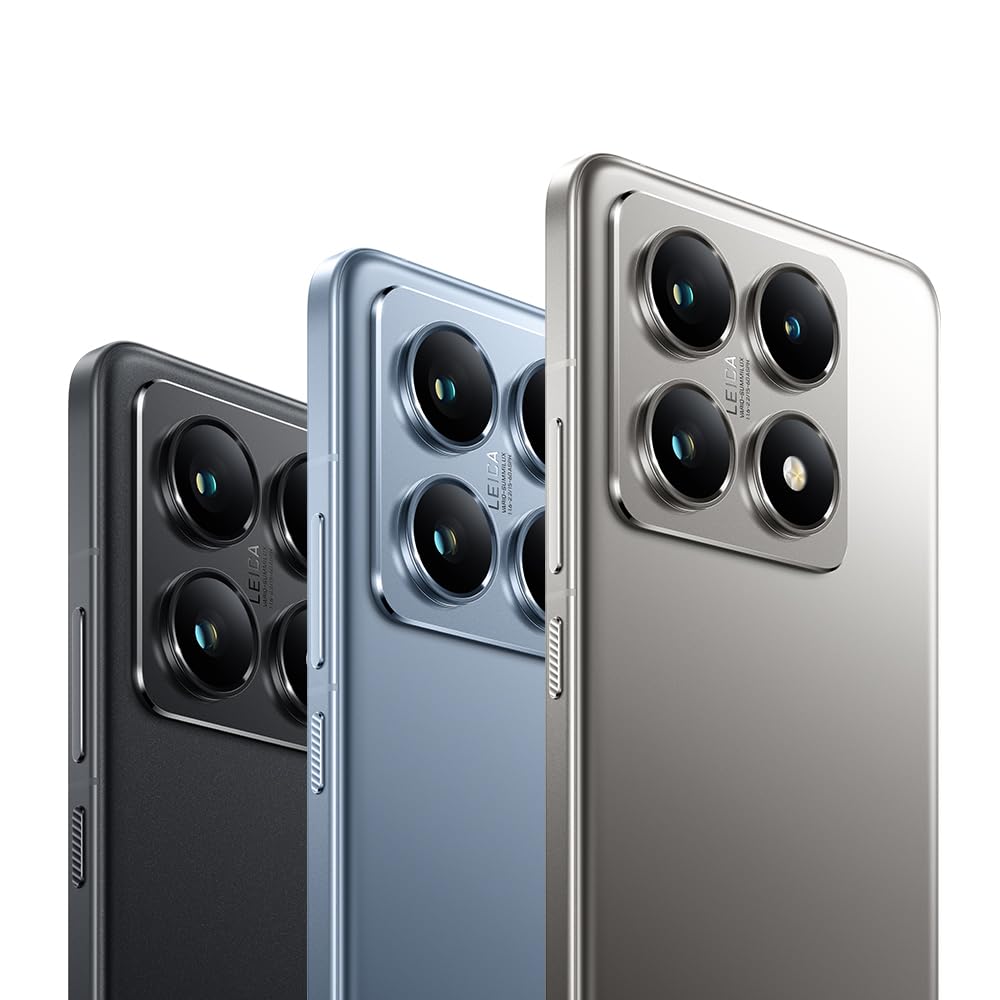 Xiaomi 14T Pro – Smartphone de 12+512GB, Lentes Leica Summilux, MediaTek Dimensity 9300+, Pantalla AMOLED 6,67'' 144Hz, HyperCharge 120W, Gris Titanio (Versión ES)