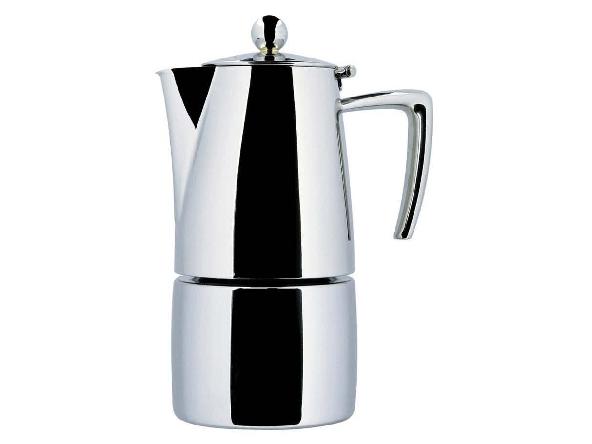 SLANCIO cafetera expreso 10 tazas (acero lúcido)