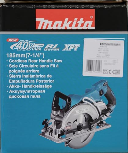 Makita RS001GZ Cordless Circular Saw 185mm 40VMAX XGT (sin batería, sin cargador)
