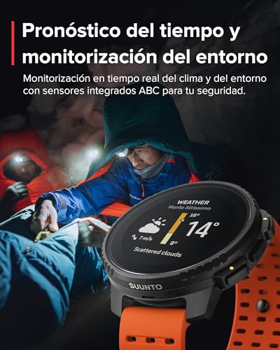 SUUNTO Vertical Reloj Deportivo - Smartwatch GPS, GPS de Doble Frecuencia, Mapas sin Conexión Gratuitos, Autonomía de hasta 50 Días, Carcasa Resistente Militarmente, Resistente al Agua hasta 100m