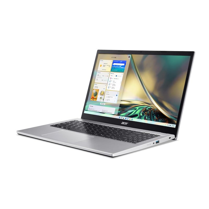 Acer Aspire 3 A315-59, Ordenador Portátil 15,6" FHD Ready (Intel Core i7 1255U, 16 GB DDR4 RAM, 1024 GB PCI Express SSD, Intel Iris Xe Graphics, Windows 11 Home) Plata, Teclado QWERTY Español