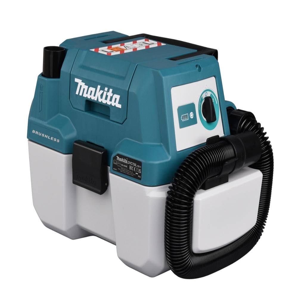 Makita Aspirateur Souffleur 18 V Li-Ion 6,7/4,2 mbar (Produit seul) DVC750LZ