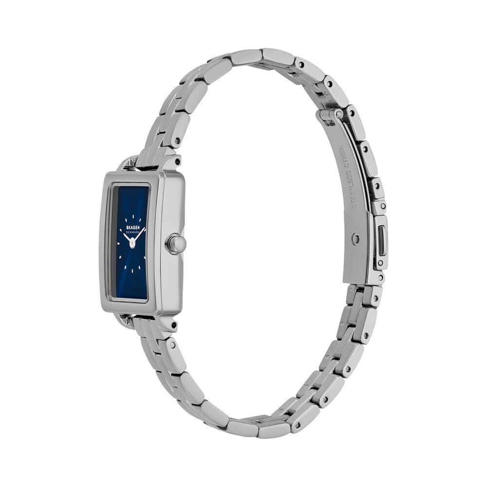 Skagen Reloj Analógico para Mujer de Cuarzo con Correa en Acero Inoxidable SKW1157SET