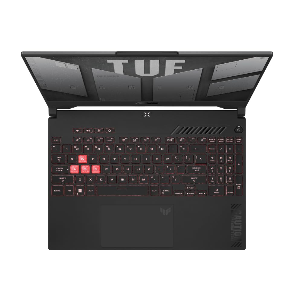 ASUS TUF Gaming A15 FA507XI-LP024 - Ordenador Portátil Gaming de 15.6" Full HD 144Hz (AMD Ryzen 9 7940HS, 32GB RAM, 512GB SSD, RTX 4070 8GB, Sin Sistema Operativo) Gris Meca - Teclado QWERTY español