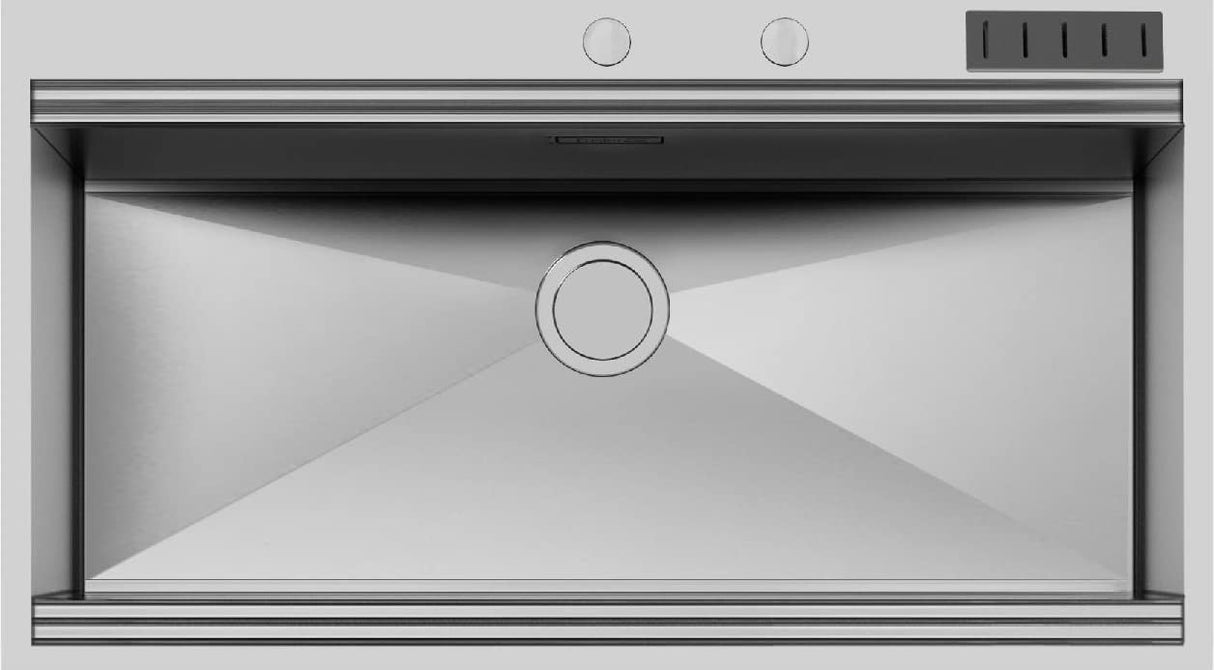 Milano Sous Top 1 Bath Stainless Steel Kitchen Sink 102 cm