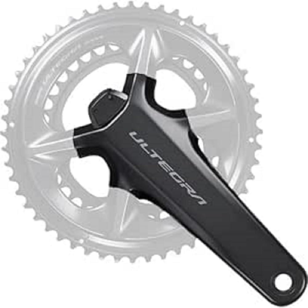 SHIMANO JG.BIE.POTENCIOM.Shim.ULTEGRA-P HT II 175 2x12V Bielas, Sport, Negro (Negro), Talla Única