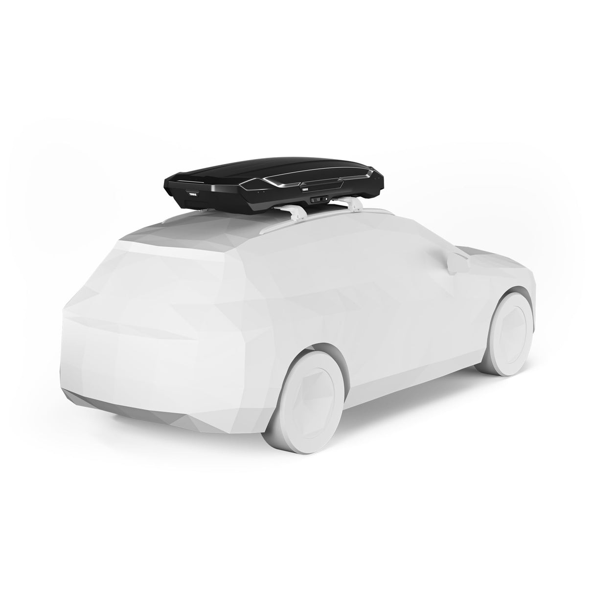 Thule Motion 3 - Cofre de Techo, Color Negro Brillante