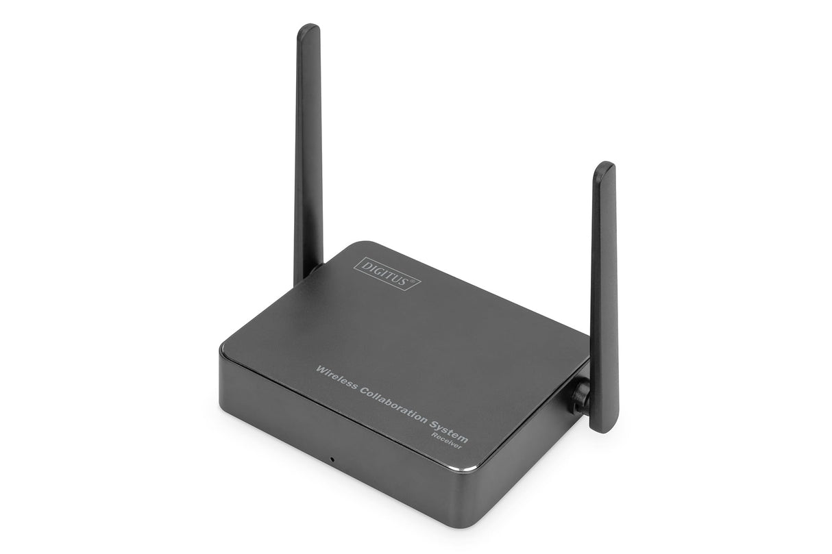 DIGITUS DS-55317 Click & Present Pro - Sistema inalámbrico de presentación y colaboración - BYOD: portátil, tableta, smartphone - No requiere aplicación/controlador - True Plug & Play - Negro