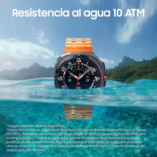 Samsung Galaxy Watch Ultra LTE 47mm + Cargador - Smartwatch, Control de Salud, Seguimiento Deportivo, Blanco (Versión Española)
