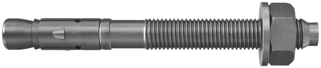 fischer Anclaje de perno FAZ II Plus 10/10 R, anclaje de acero inoxidable de alta capacidad de carga, pernos de anclaje para sujetadores de cargas pesadas y estructuras de acero, aprobación sísmica y