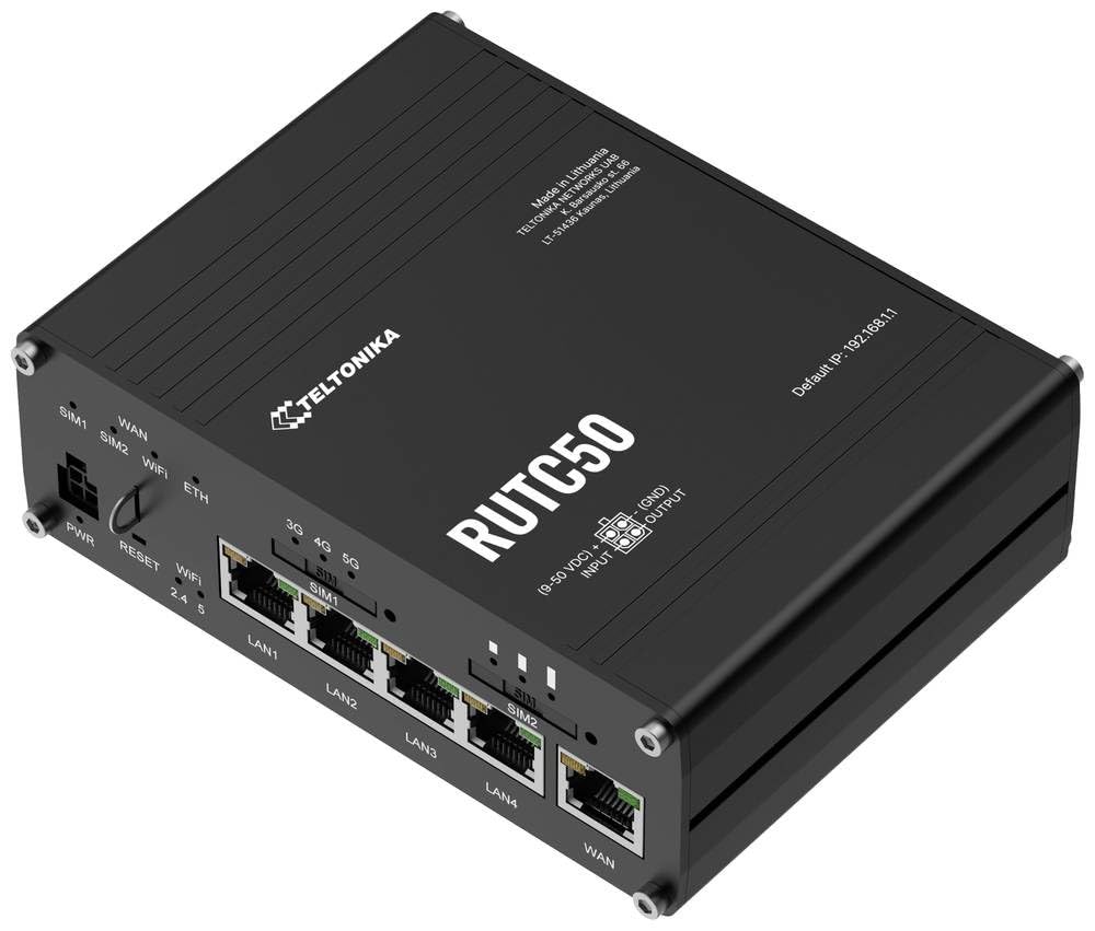 Teltonika RUTC50Industrial 5G-Router