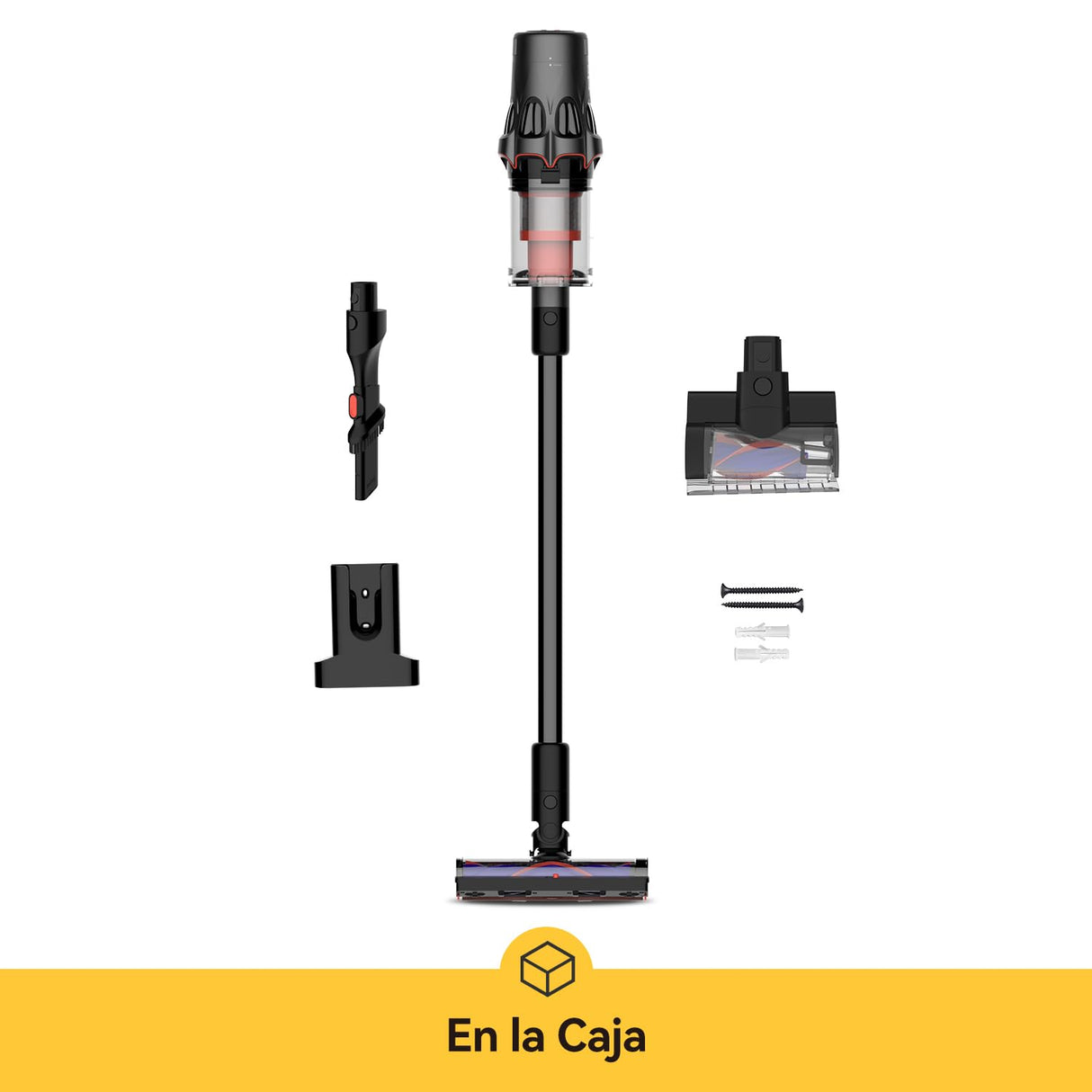 Deerma Aspiradora sin Cable DEM-T50W 30kPa, 590W con 90 Min de Autonomía y Filtro HEPA, Optima para Mascotas y Suelos Duros