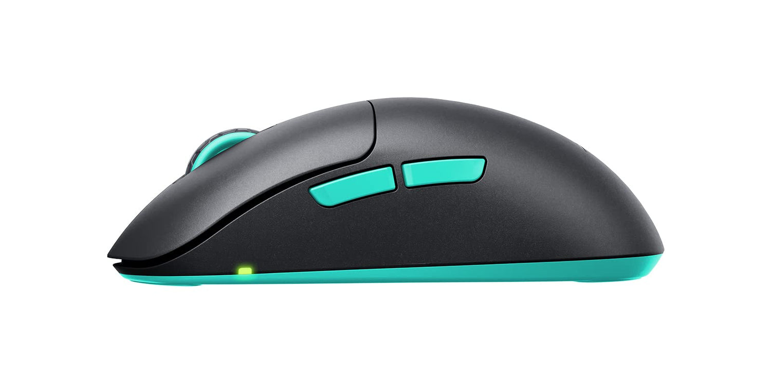 Xtrfy M8 Wireless, Ratón Gaming Inalámbrico Ultraligero, Optimizado para eSports, Radiofrecuencia 2,4 GHz, Parte Frontal Extrabaja para Mayor Precisión, Recargable, Negro