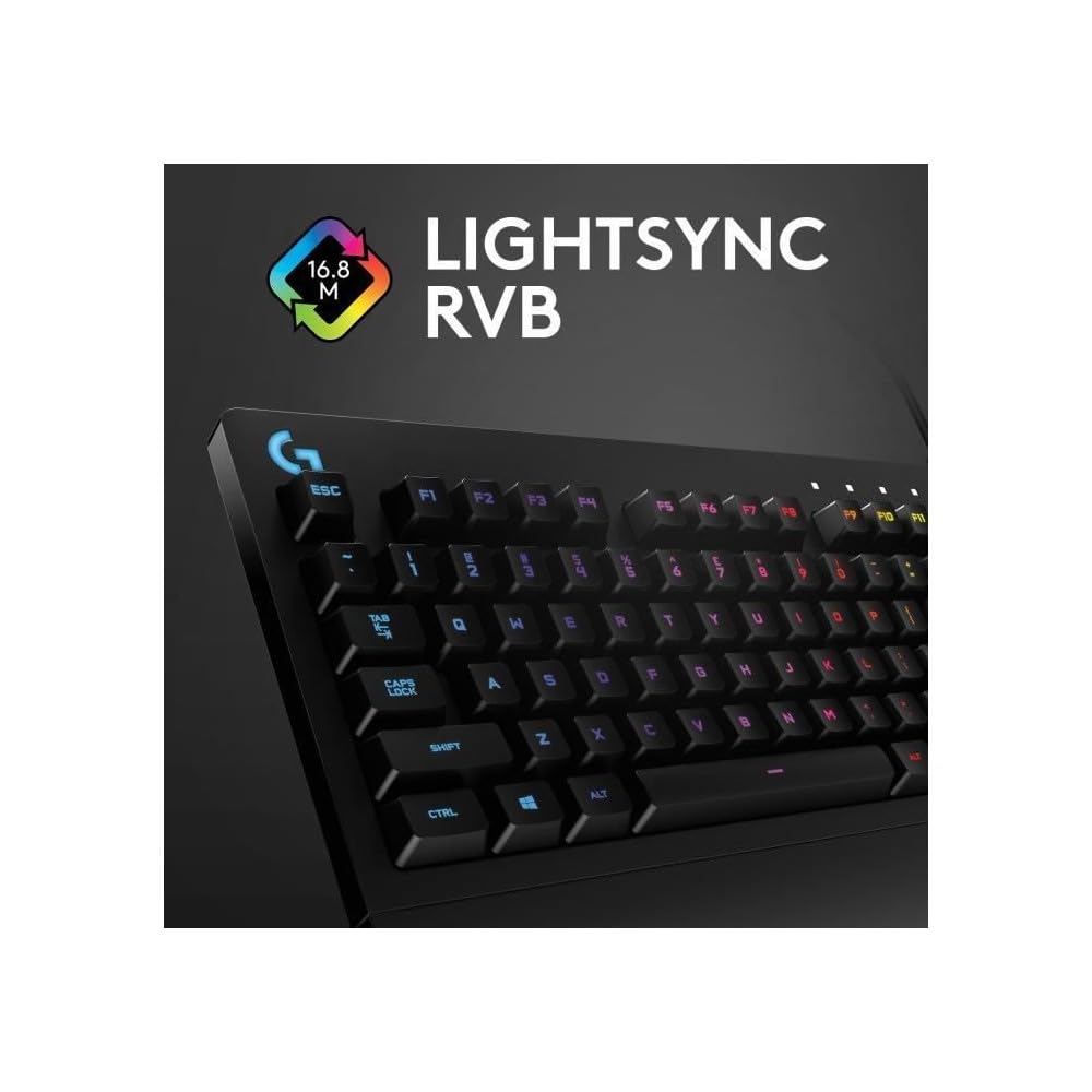 Logitech G G213 Teclado RGB para gaming, AZERTY, Layout Francés, Negro