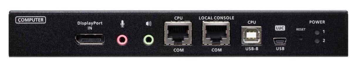 Aten 1-Port 4K DisplayPort KVM Over IP Switch with Local or, W126262121 (Over IP Switch with Local or Remote Access, Virtual Media, Power/LAN Redun 1-Local/Remote Share Access)
