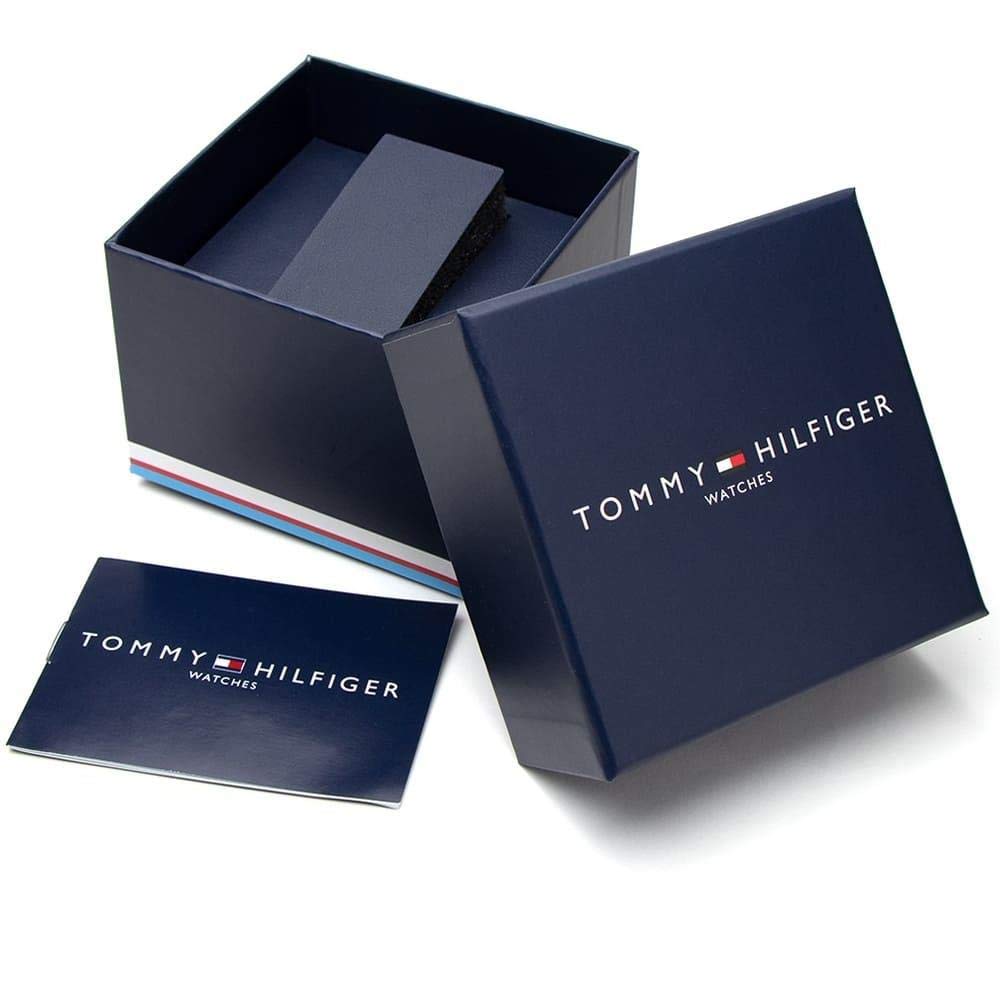 Tommy Hilfiger Reloj Analógico de Cuarzo para Mujer con Correa de Malla de Acero Inoxidable Plateada - 1781970