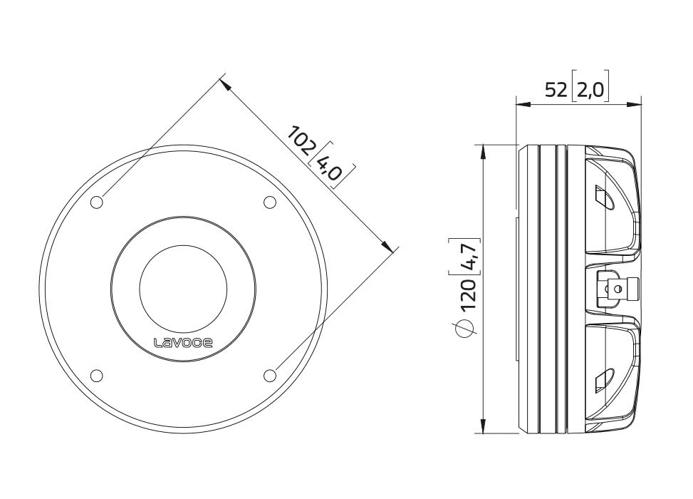 LAVOCE DN14.30TK 1.4" Compression Driver Neodymium