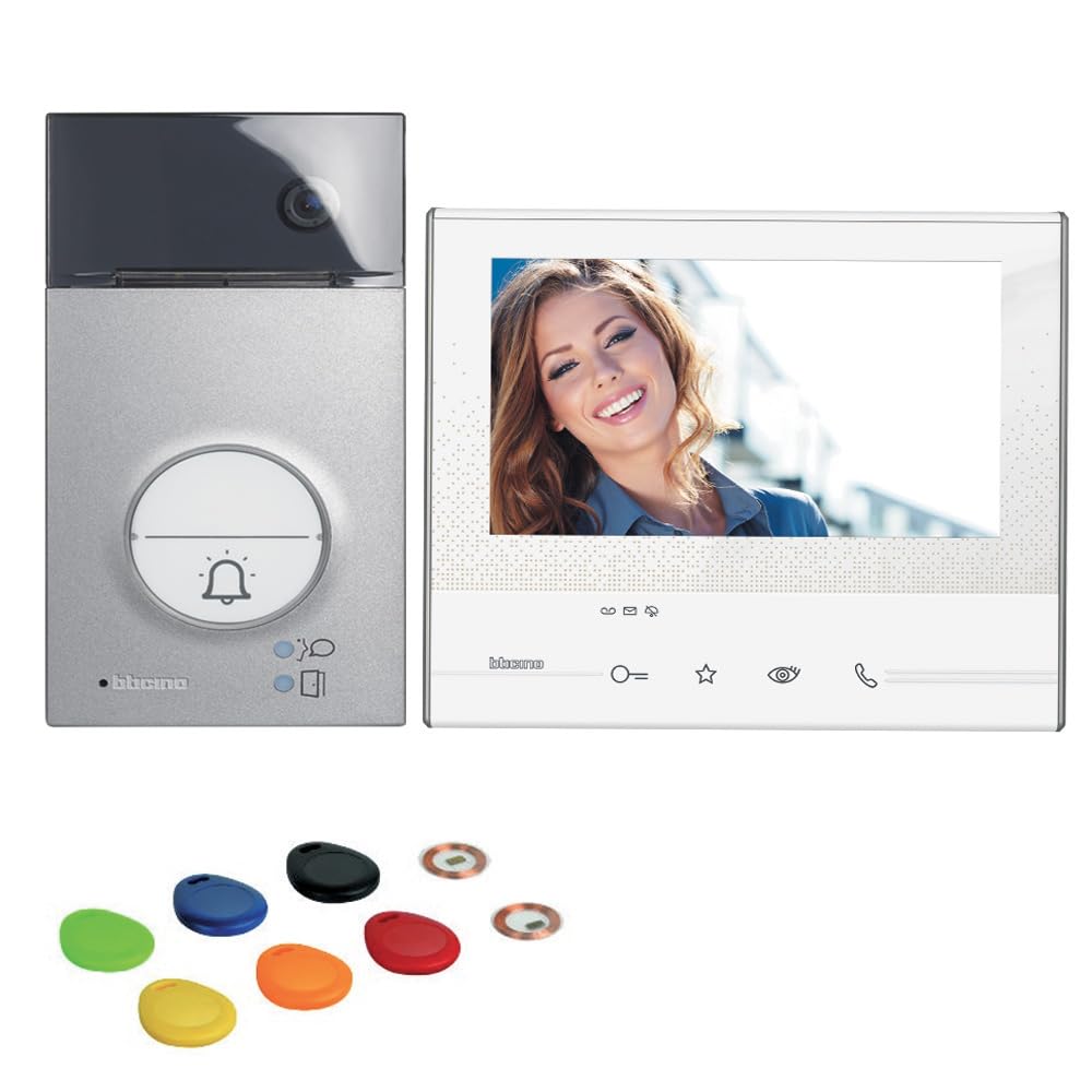 Kit Videoportero superficie2 hilos Bticino Linea 3000 con monitor CLASSE300X13E 363911