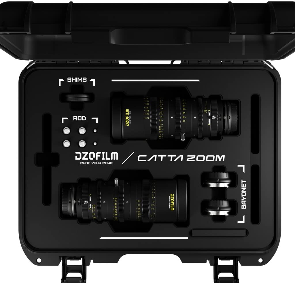 Catta Zoom - Kit de 2 Lentes (18-35/35-80 T2.9), Color Negro