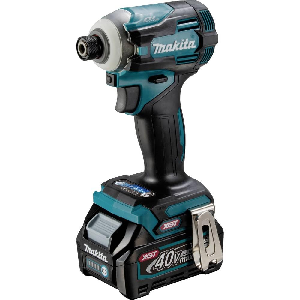 Makita TD001GD201 - Atornillador de impacto inalámbrico (40 V máx./2,5 Ah, 2 baterías + cargador)