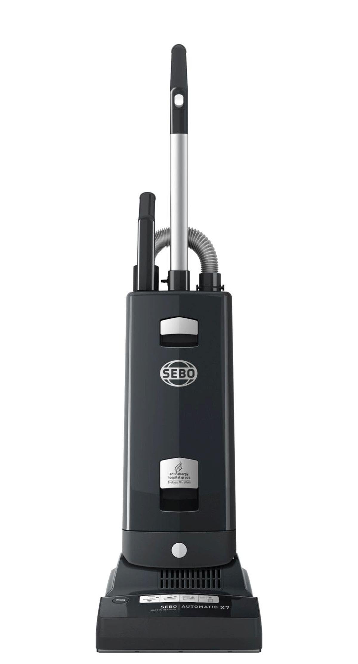 SEBO Automatic X7 - Aspirador de Cepillo (plástico, 117,00 x 31,00 x 31,00 cm), Color Gris