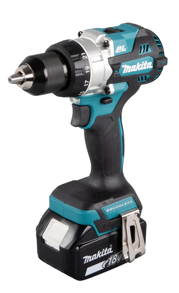 Makita DDF486RTJ Taladro atornillador BL 18V LXT 130Nm 5Ah 2 bat. MakPac