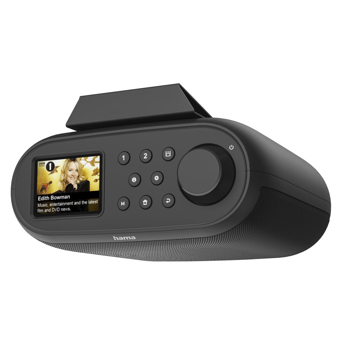 Hama | Radio Digital Internet Dab+/FM + Bluetooth RX + Wi‑Fi 2,4/5 GHz + Spotify Connect – Receptor Bluetooth – Despertador Doble – Negro