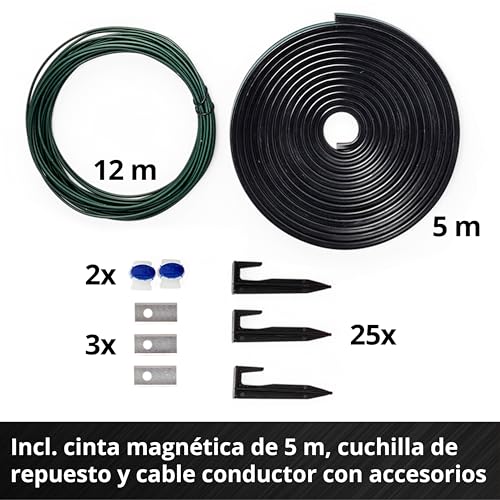 Einhell Robot cortacésped FREELEXO CAM PLUS 600 Power X-Change (18V, cámara en lugar de cable delimitador, para 600 m², WiFi, hasta un 25% de inclinación, incl. batería de 4,0 Ah Plus)