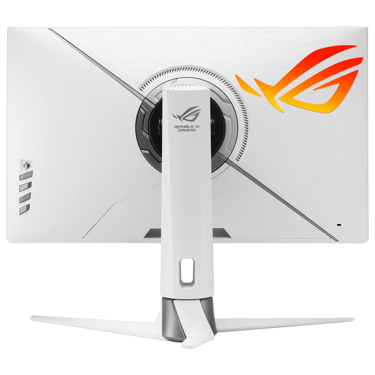 Asus XG27AQ-W ROG Strix Monitor de Gaming, Fast IPS, 27 Pulgadas, WQHD 2560 × 1440, hasta 170 Hz, 1 ms GTG, ELMB Sync, G-Sync Compatible, Display HDR 400